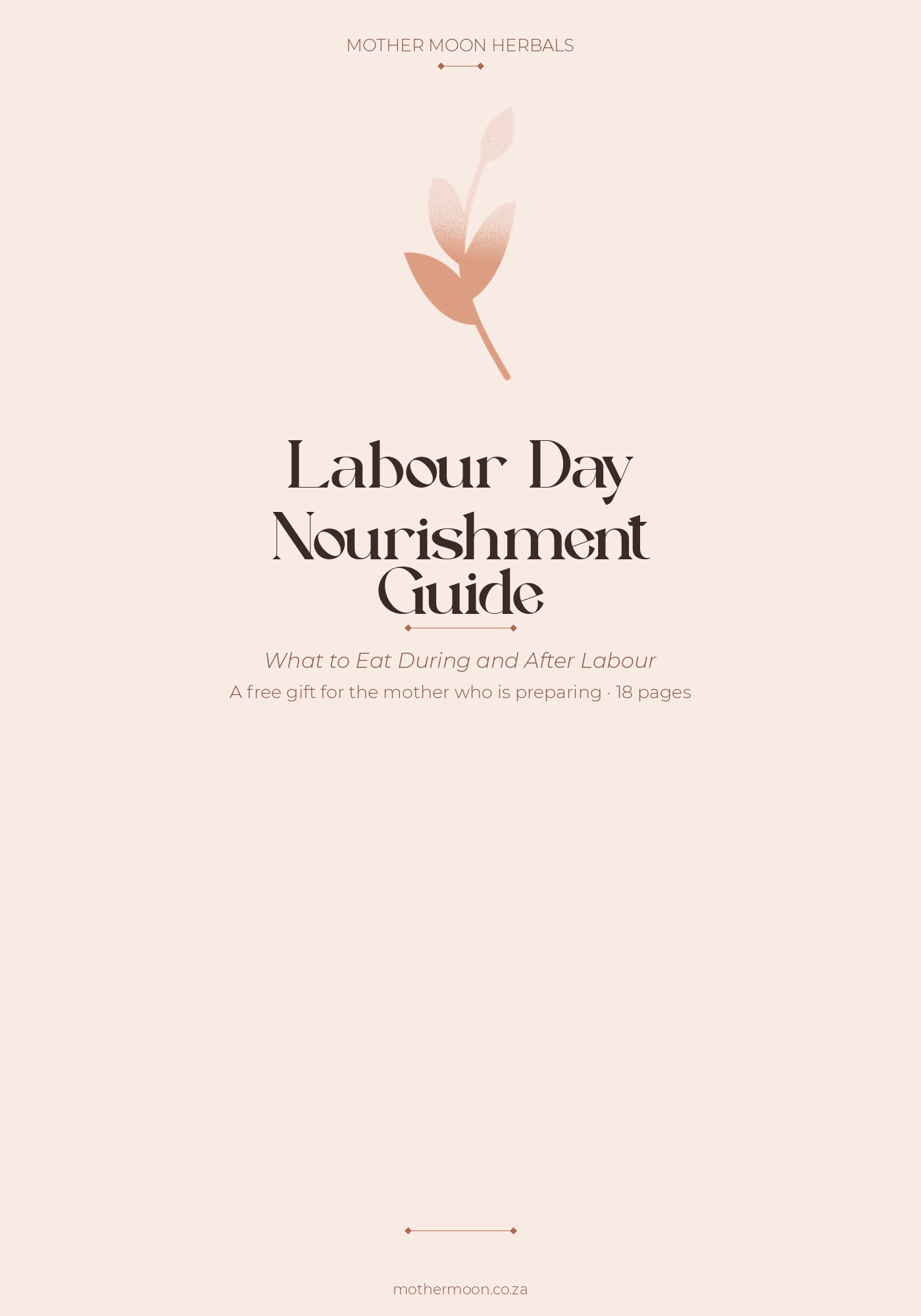 Labour Day Nourishment Guide - FREE DOWNLOAD