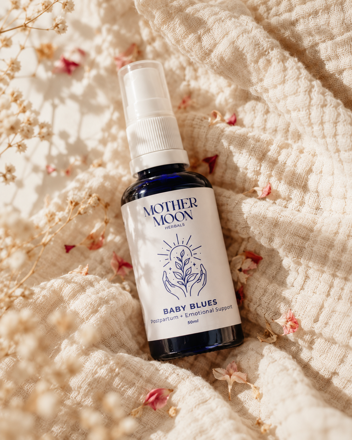 Mother Moon Baby Blues postpartum mood support tincture 50ml