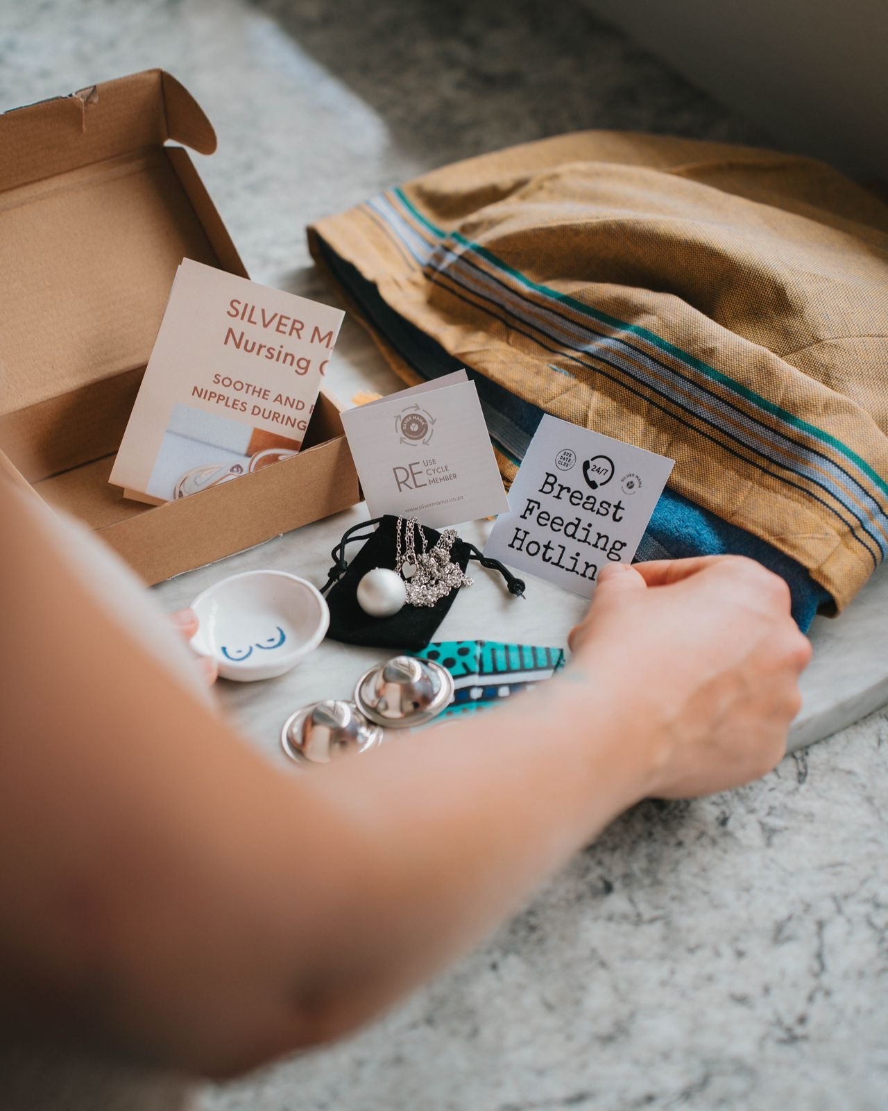 Silver Mama Nipple Cups