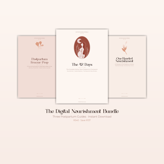 The Digital Nourishment Bundle — Three Postpartum Guides