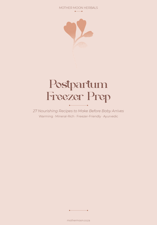 Postpartum Freezer Prep Guide