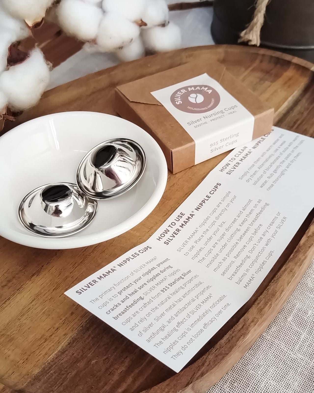 Silver Mama Nipple Cups